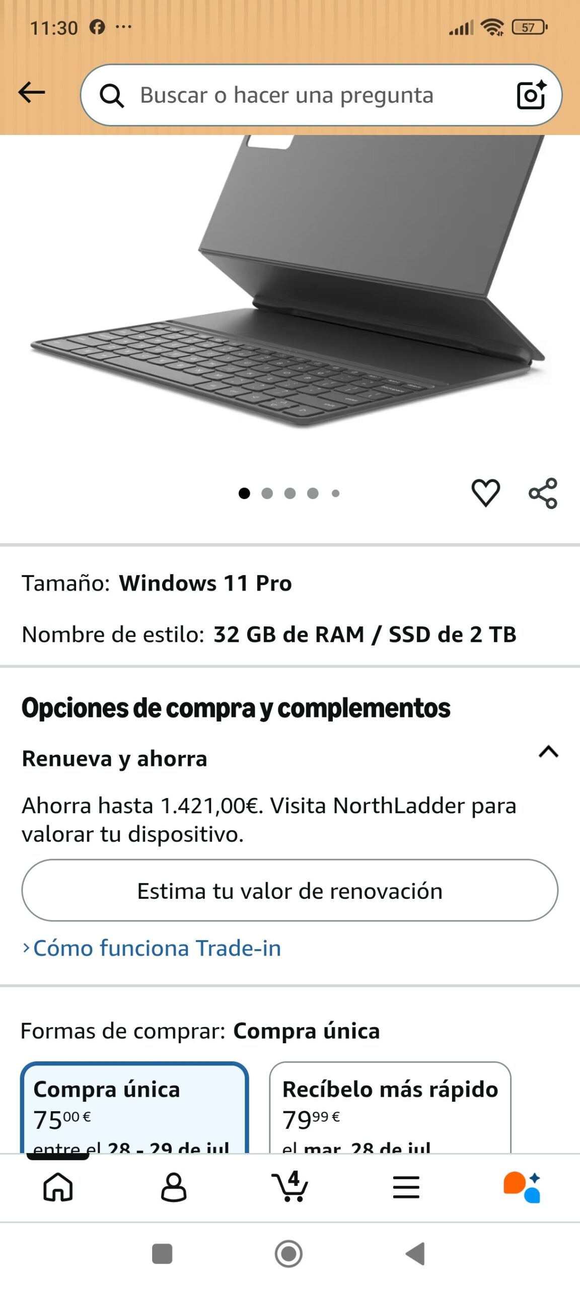 teclado folio tablet ideal tab plus