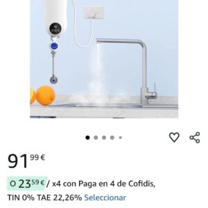GDWD Mini calentador de agua eléctrico 5500 W
