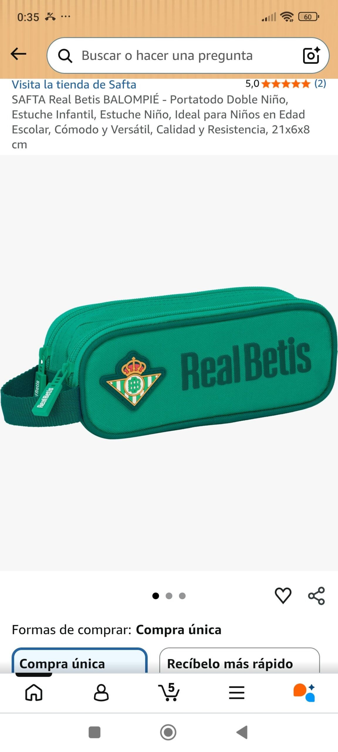 estuches del Betis