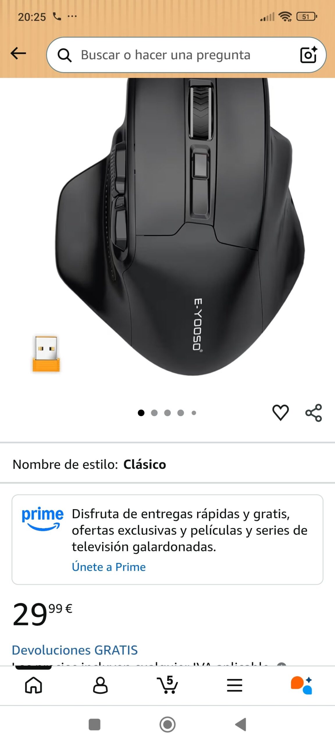 raton USB inalámbrico - Imagen 2