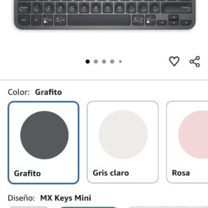Logitech MX Keys Mini Teclado Inalámbrico Minimalista