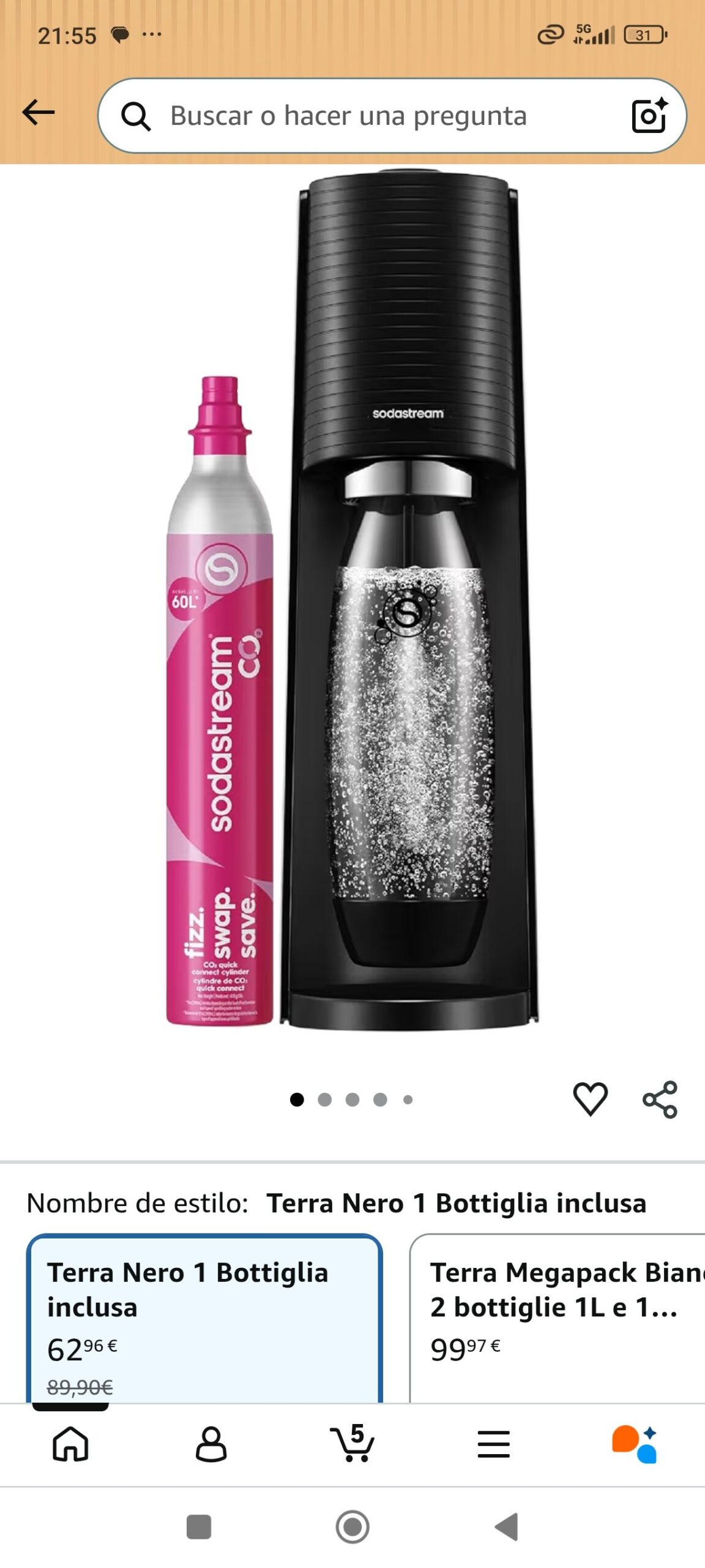 maquina para hacer agua con gas - Imagen 2