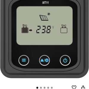 EPEVER® MT11 Remote Meter Medidor Remoto con Pantalla LCD para el Regulador de Carga Solar de la serie DuoRacer - MT11